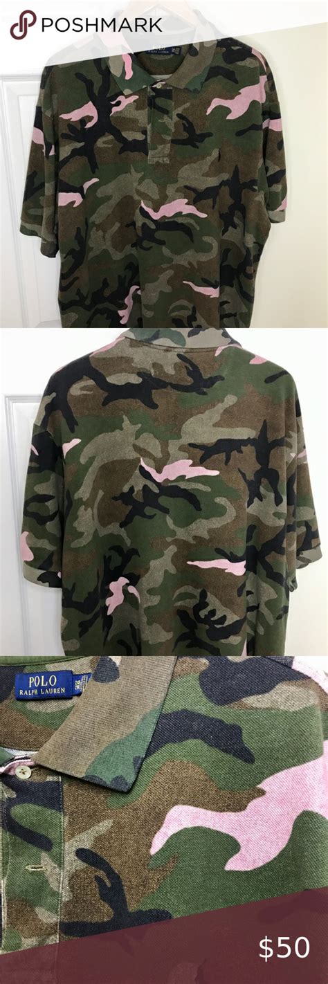 ralph lauren camo shirt 2xb.